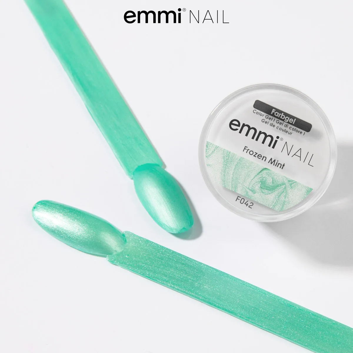 Emmi-Nail Frozen Mint F042 farvegel 5 ml mint