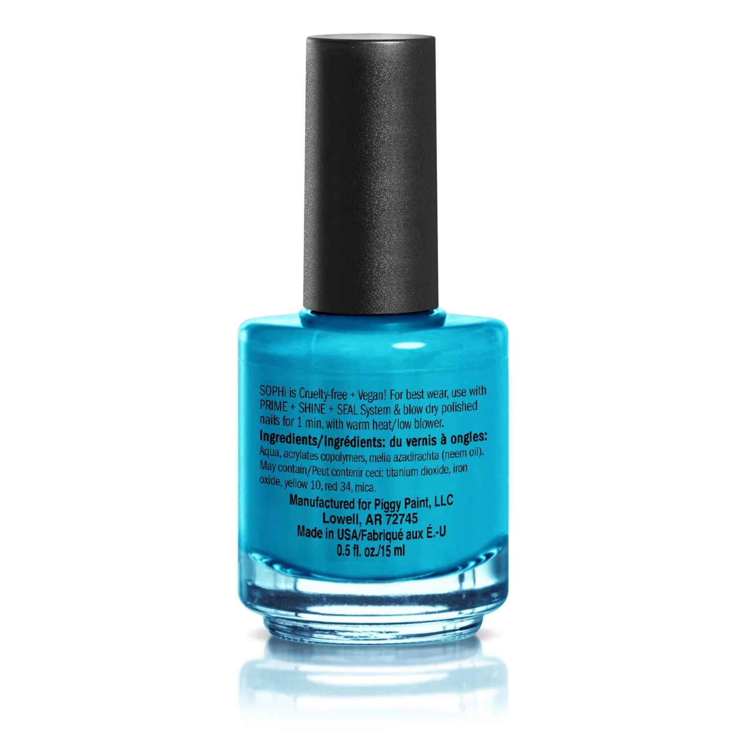 Piggy Paint SOPHi Pretty Shore About You neglelak mat lyseblå 15 ml