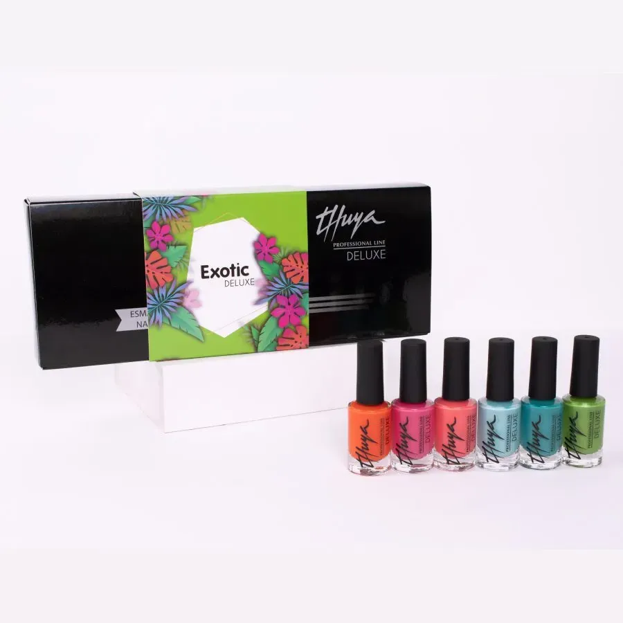 Evolution Gel Deluxe Exotic neglelak sæt 6 stk tropisk