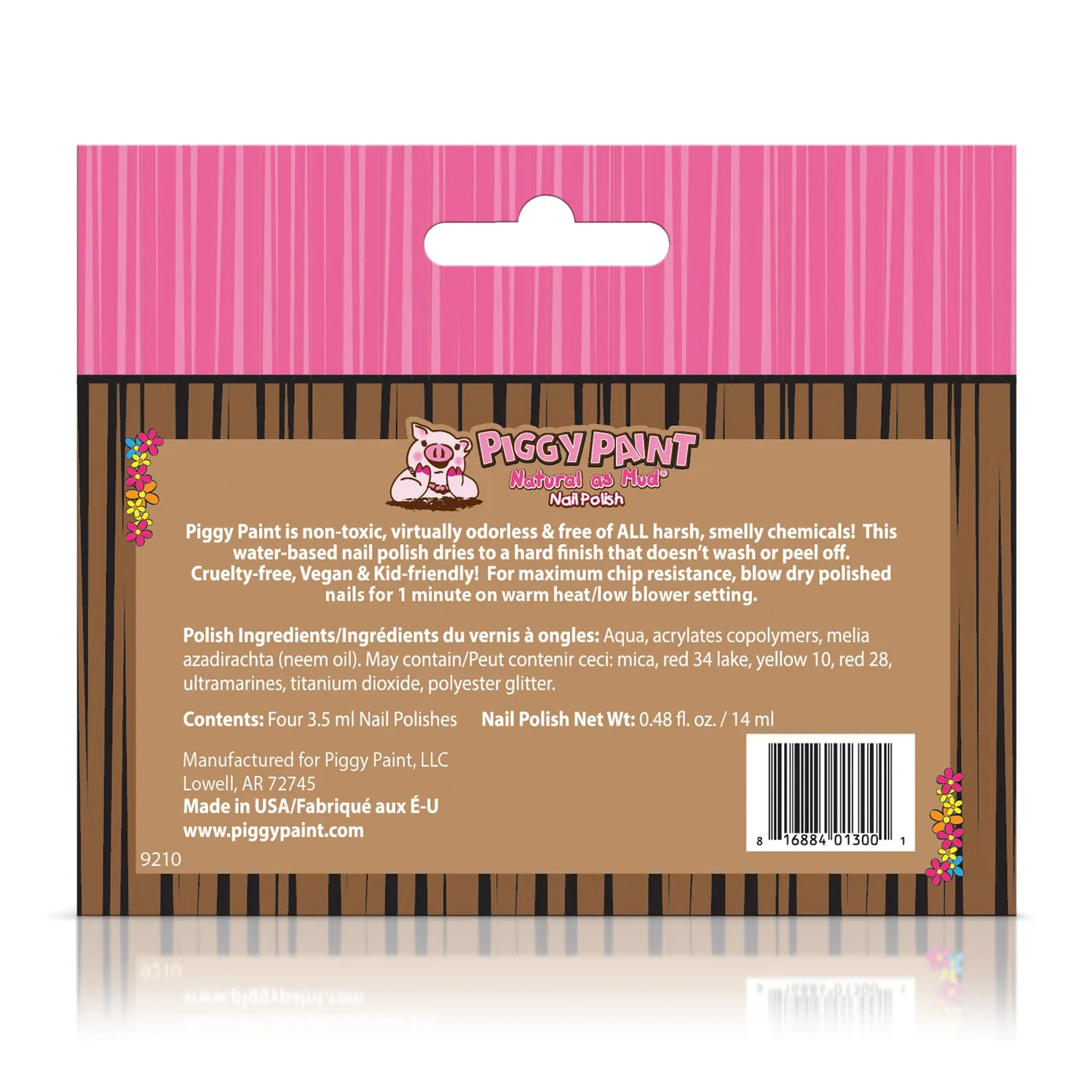 Piggy Paint Barn neglelak 4-pak giftfri