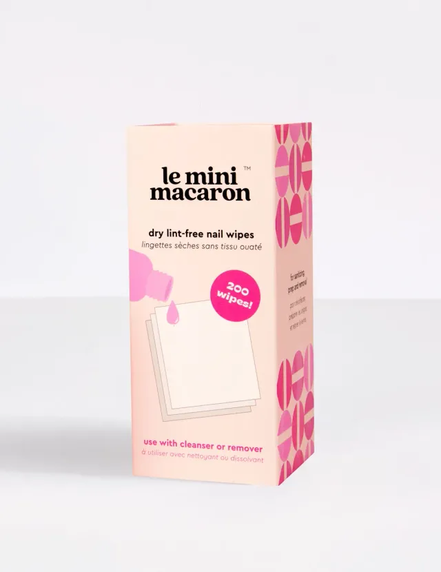 Le Mini Macaron fnugfri nail wipes 200 stk