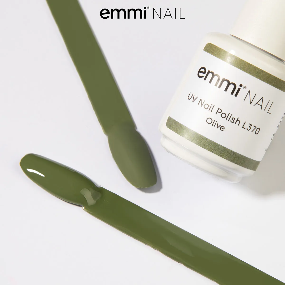 Emmi Shellac Olive L370 UV-lak 15 ml høj dækkeevne