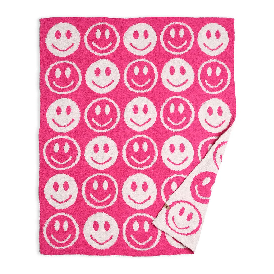 Piggy Paint Happy Face Børnetæppe