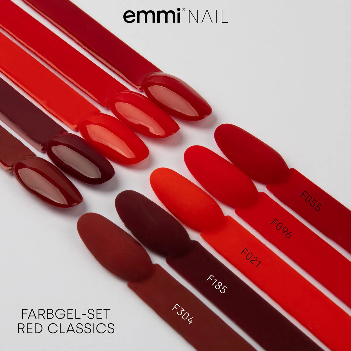 Emmi-Nail Farbgel farvegel sæt 5x5 ml stærk dækning