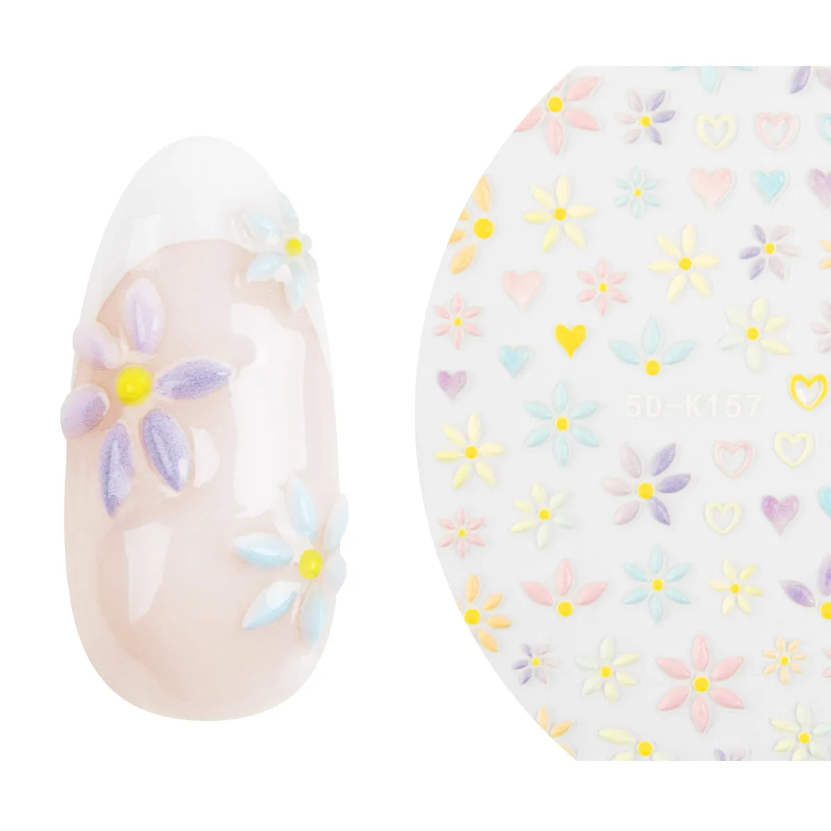 Emmi-Nail 5D Art Nail Sticker negleklistermærke