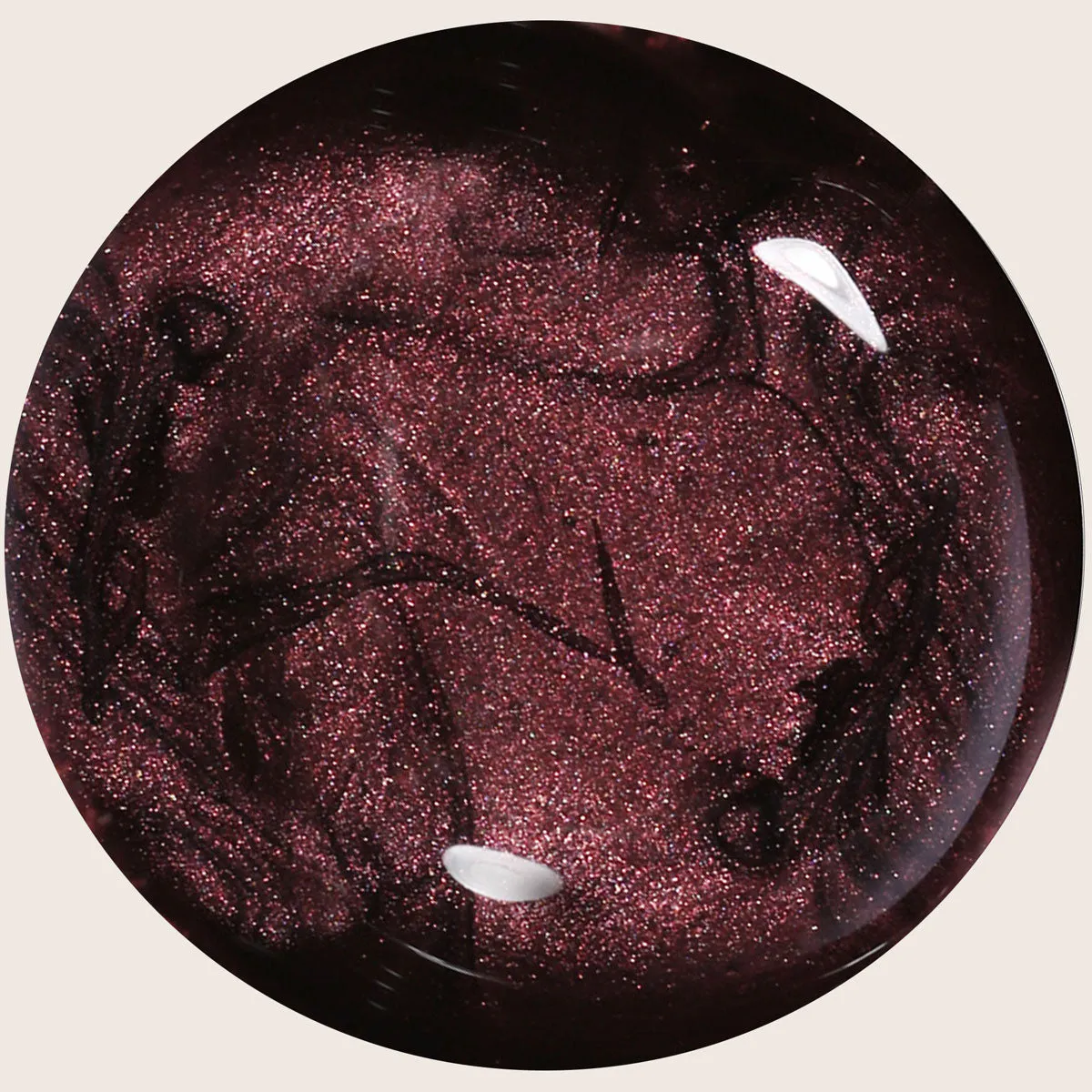 Emmi-Nail farvegel F122 Chestnut Brown 5 ml metallic
