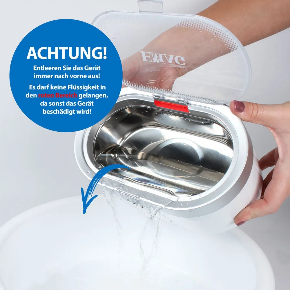 Emmi-Nail Emmi-04D ultralydsrenser 0,6 liter med timer
