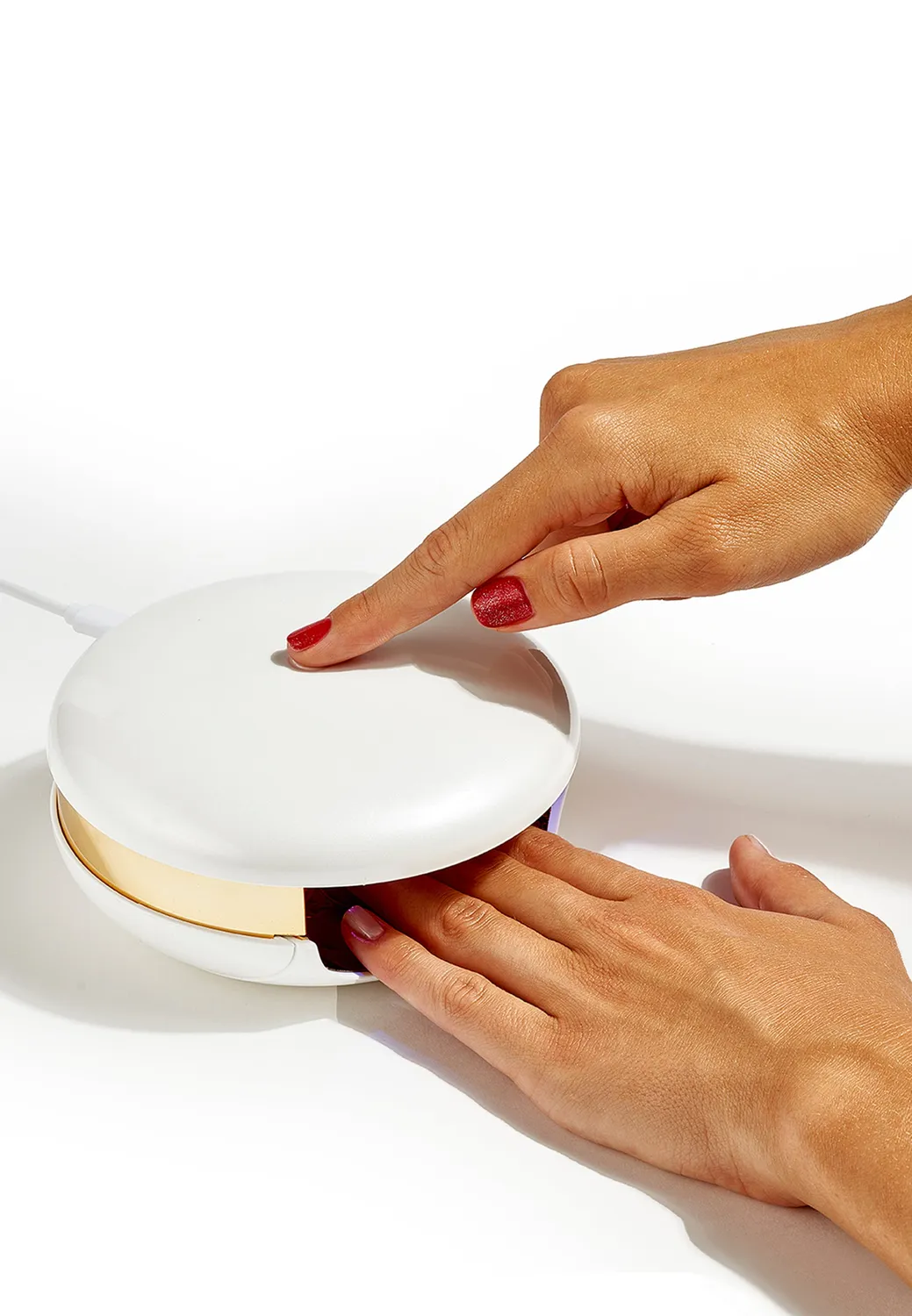 Le Mini Macaron Le Maxi gelmanicuresæt med LED-lampe