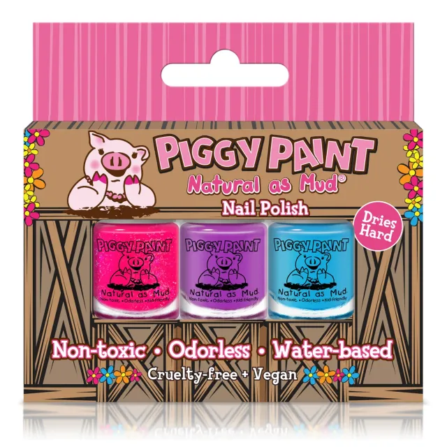 Piggy Paint mini neglelak sæt 3 stk børn