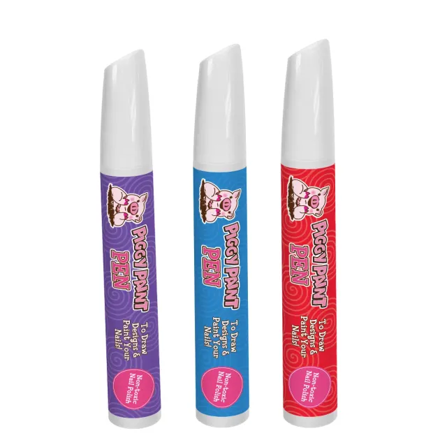 Piggy Paint Princess Pop Pen neglelak 3-pak til børn