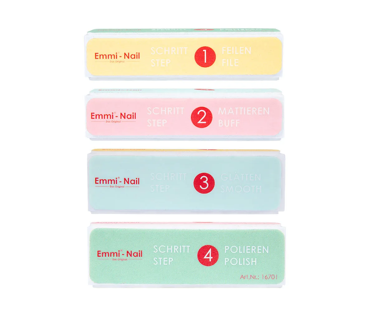 Emmi-Nail 4-sidet Nagelpolierblock polerblok naturlig glans