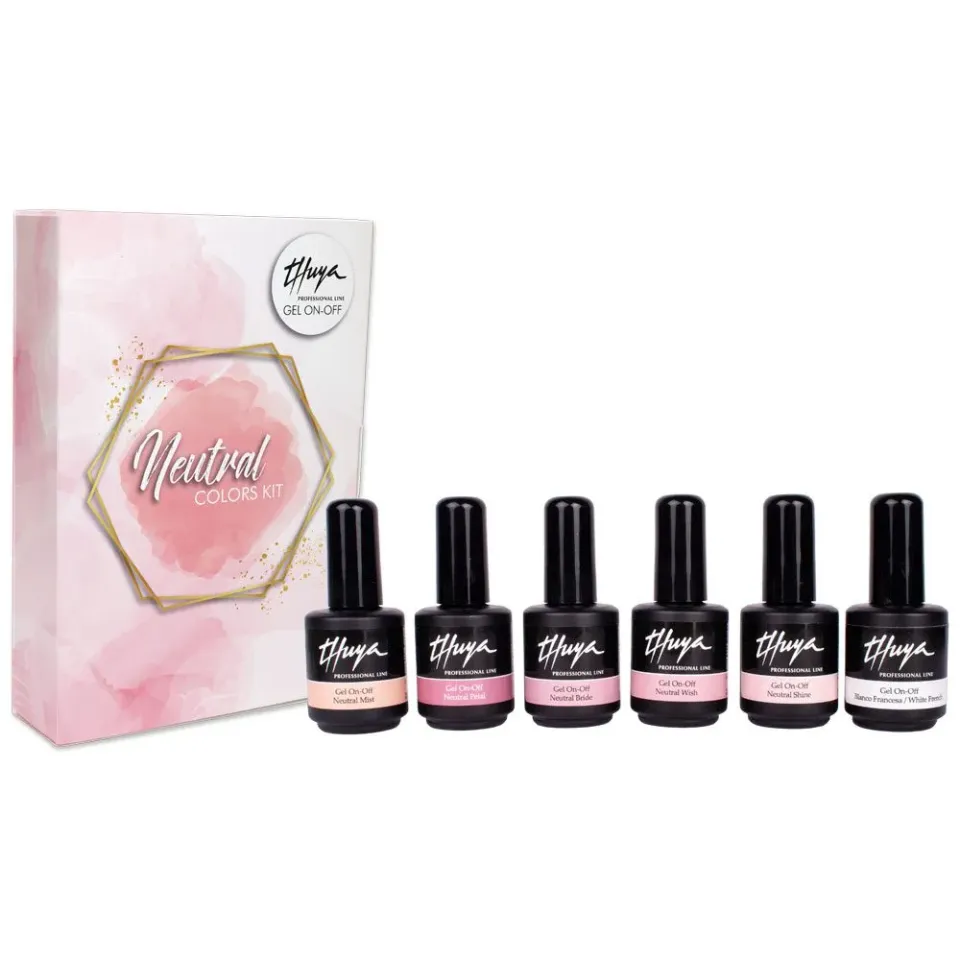 Evolution Gel On-Off Neutrals gellaksæt 6 stk elegant