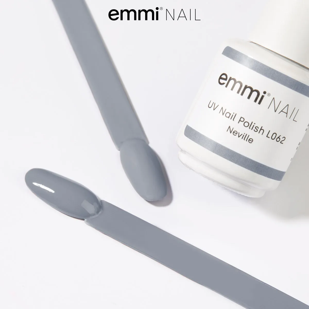 Emmi-Nail Shellac Neville L062 UV-lak 15 ml gråblå