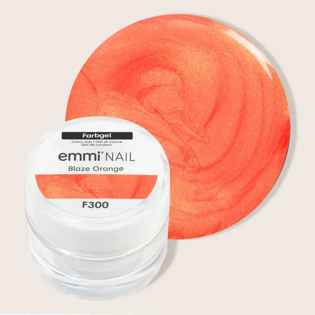 Emmi-Nail Farbgel Blaze Orange F300 Farvegel 5ml orange