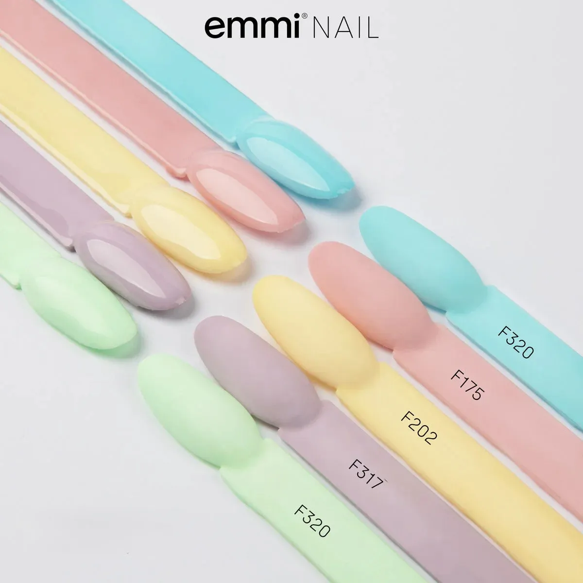 Emmi-Nail Farbgel farvegel sæt 5x5 ml stærk dækning