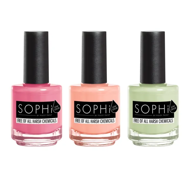 Piggy Paint SOPHi Easy Living neglelak 3x15 ml mint