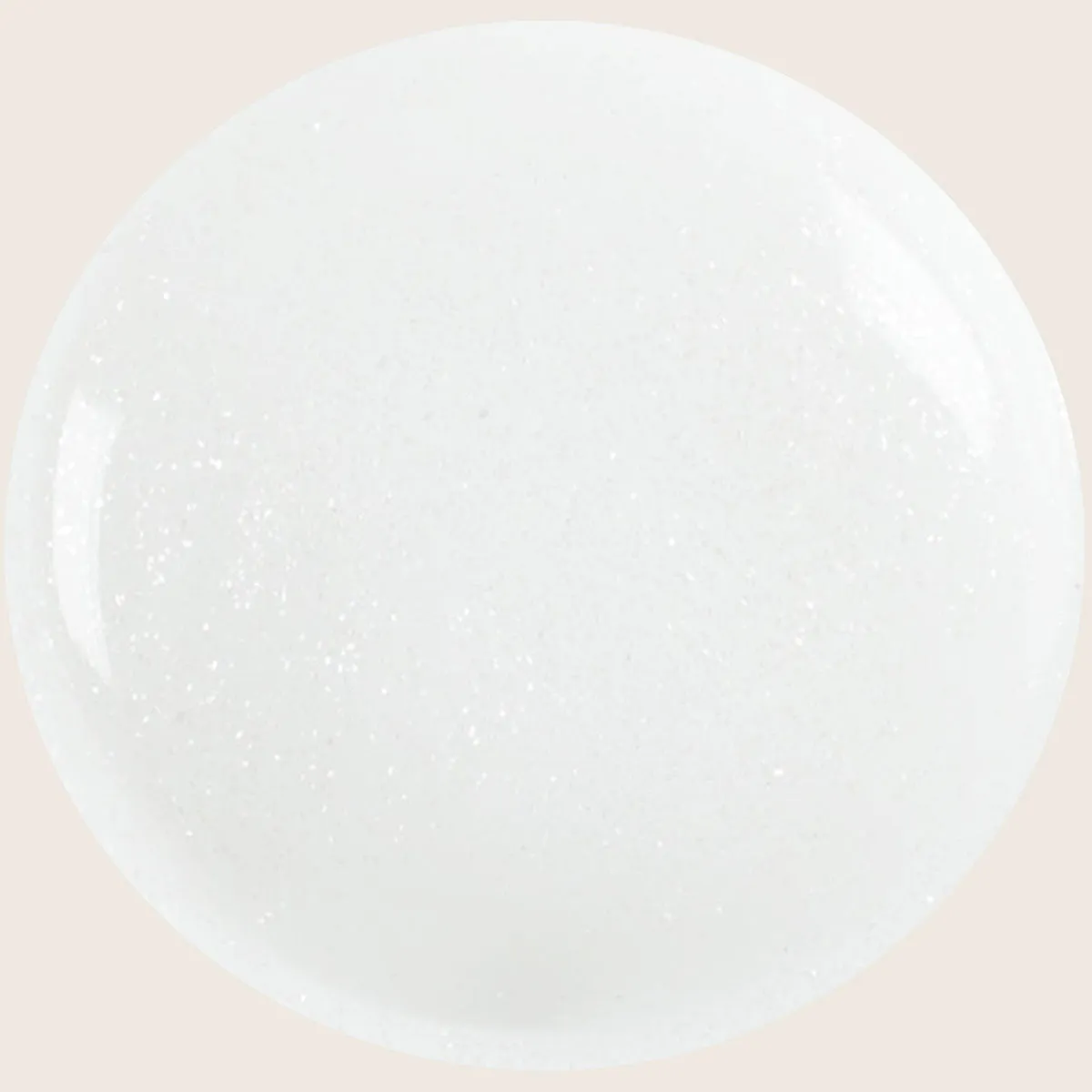 Emmi-Nail Milky White Glitter F418 farvegel 5ml hvid