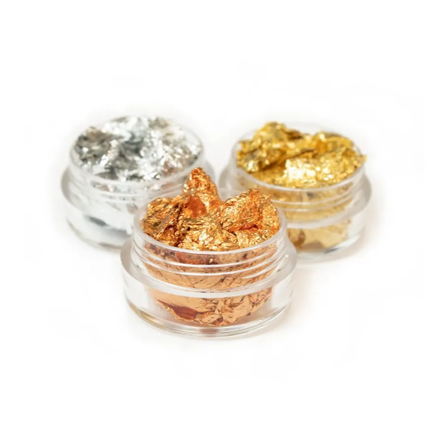 Evolution Gel Gold Leaf Gold guldblad til neglekunst