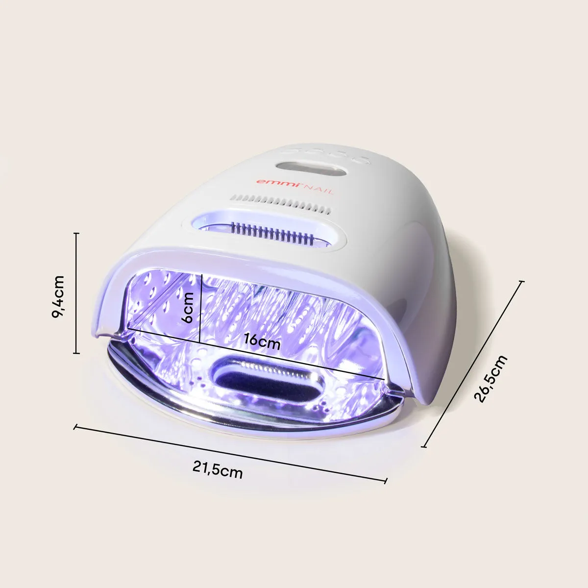 Emmi-Nail emmi Power 48 UV LED neglelampe med akku