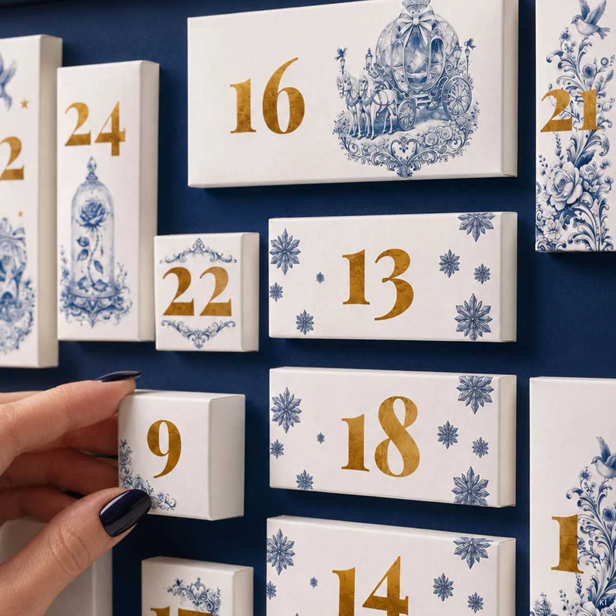 Emmi-Nail Adventskalender 2026 med 24 negleoverraskelser