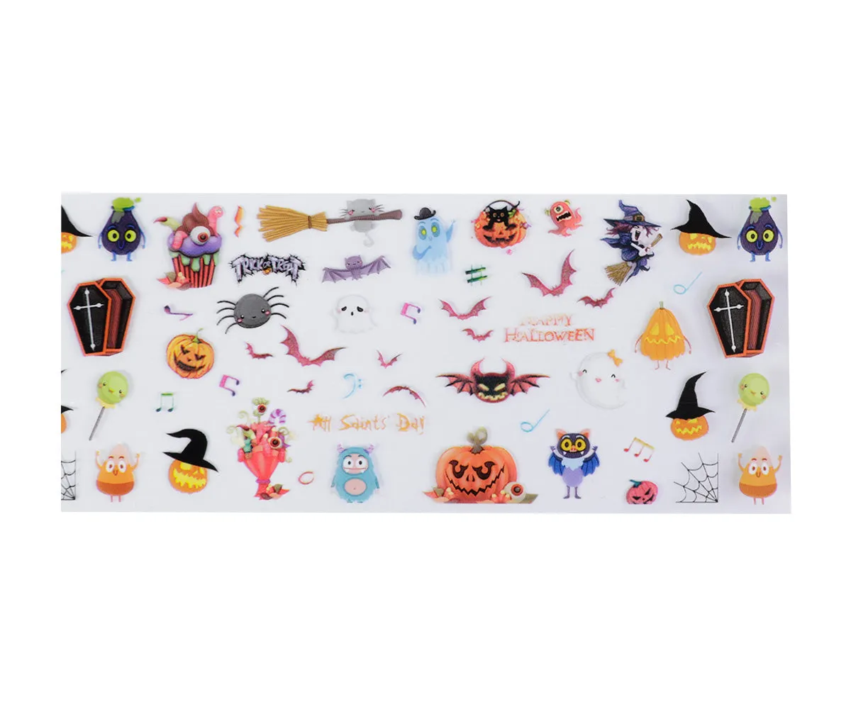 Emmi-Nail Transferfolie Halloween neglefolie med glimmer