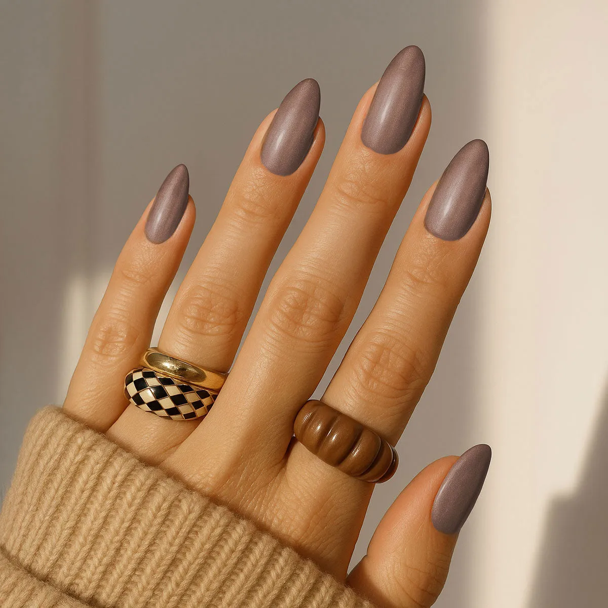 Emmi-Nail Farbgel Taupe Brown F601 farvegel 5ml metallic