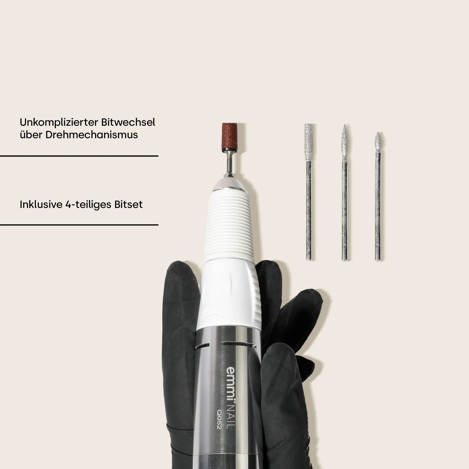 Emmi-Nail Fräser Quick 3 PLUS neglefræser 25000 omdr.