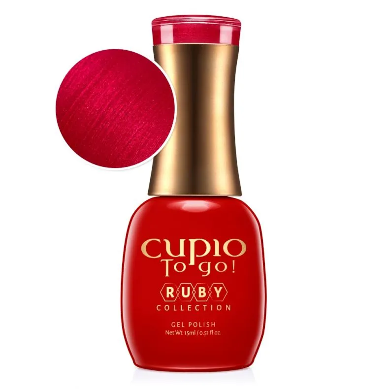Cupio Nordic Ruby Collection gellak 15ml rød