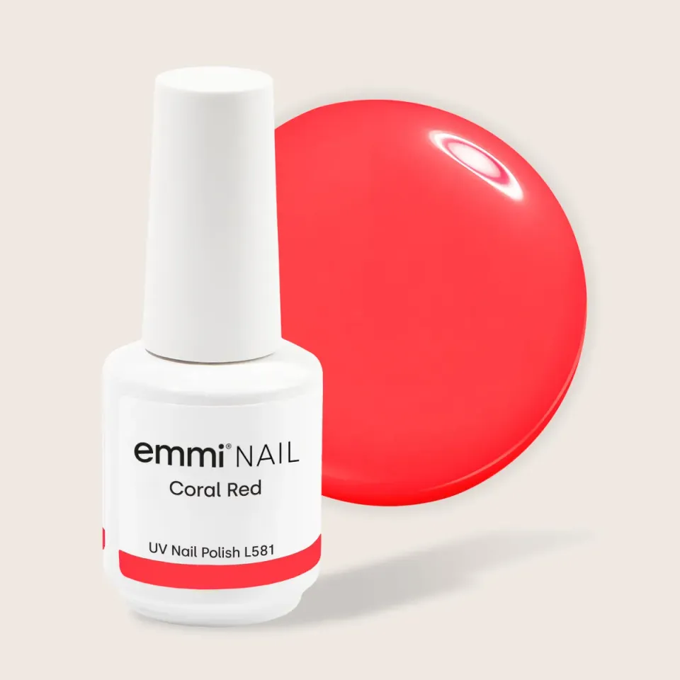 Emmi-Nail Shellac Coral Red L577 UV-lak 15ml