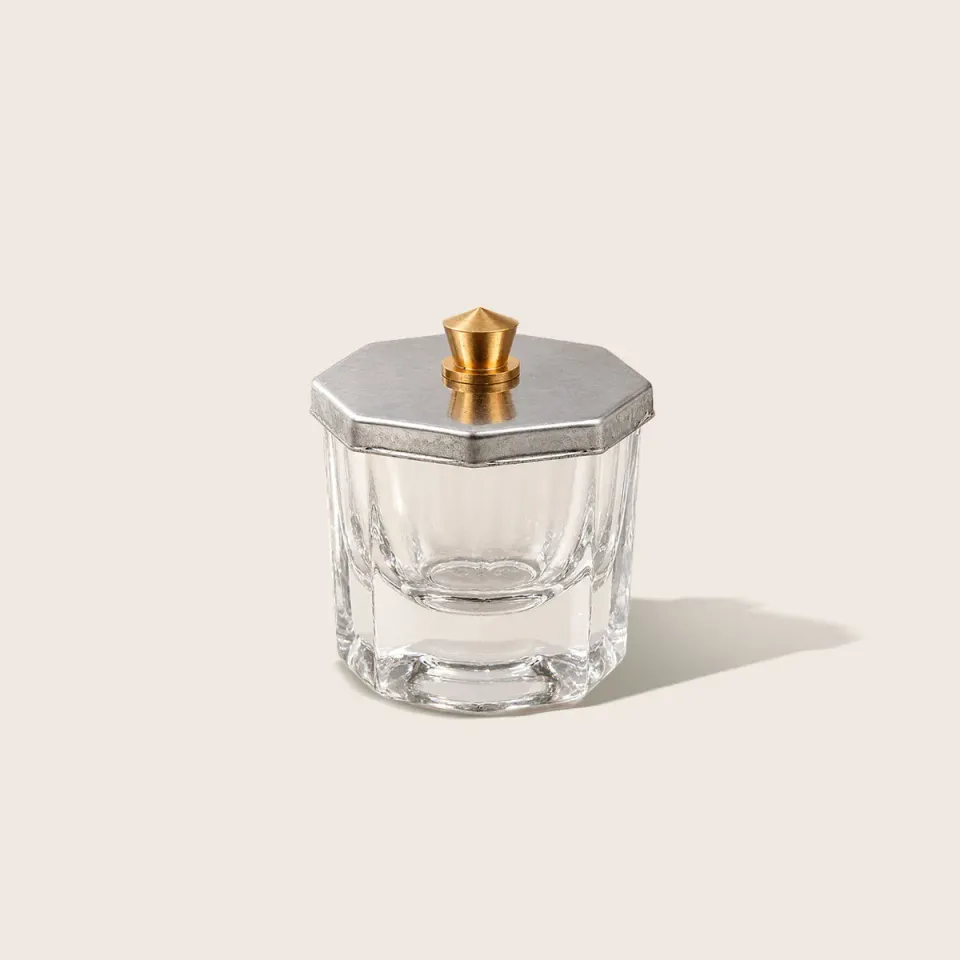 Emmi-Nail Dappen Dish glas med låg 7,5 ml til akryl