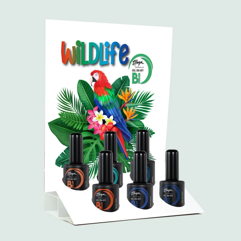 Evolution Gel B-COLOR WILDLIFE DISPLAY neglelak 6 farver