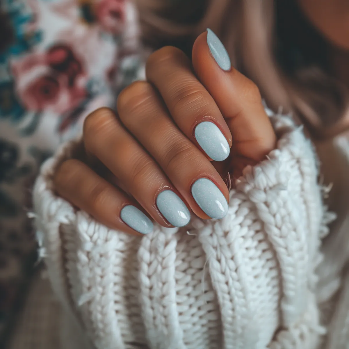 Emmi-Nail Twinkle Sea F313 farvegel 5ml blå glitter