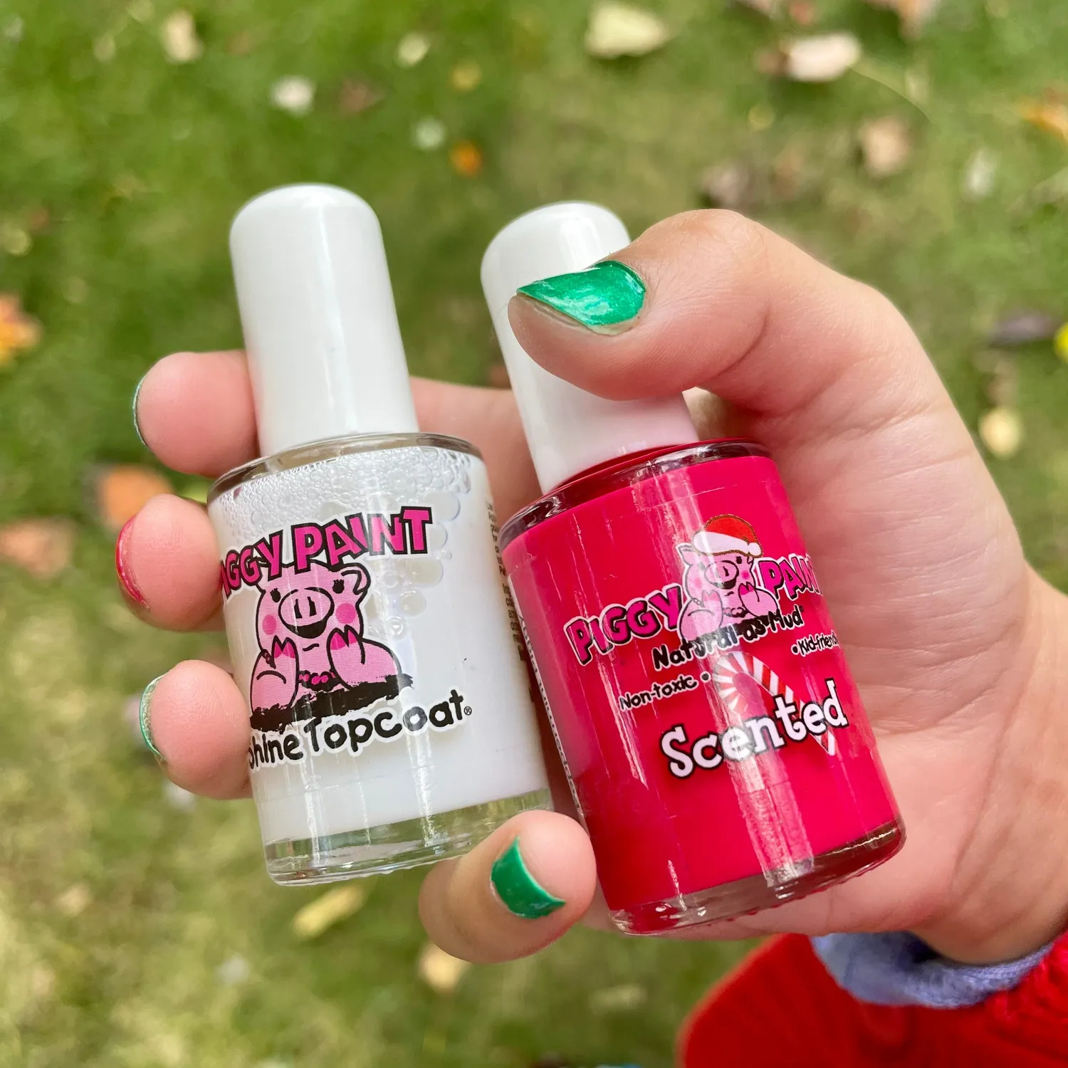 Piggy Paint Scented Peppermint Piggy neglelak 15 ml pebermynte