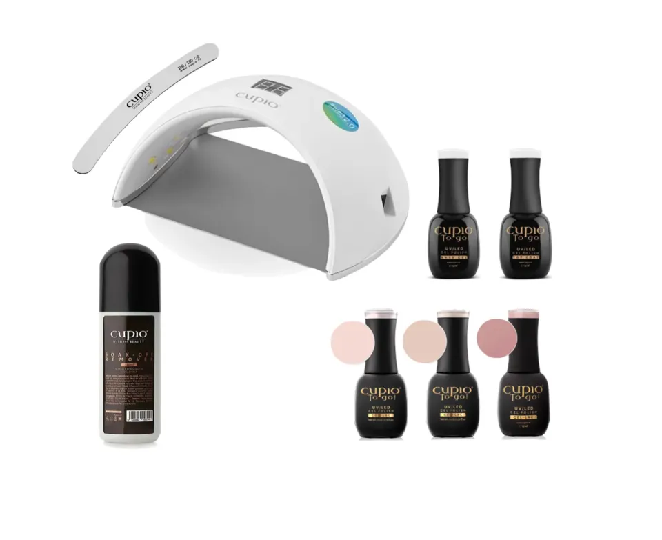 Cupio Nordic Nude Passion startsæt komplet manicure