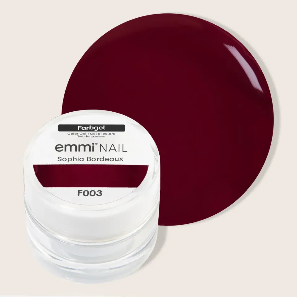 Emmi-Nail Sophia Bordeaux F003 farvegel 5ml vegansk