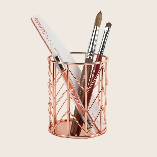 Emmi-Nail Feilen- & Pinsel-Halter organizer roséguld 9,9 cm