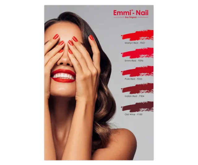 Emmi-Nail Red Classics plakat 297x420 mm studio