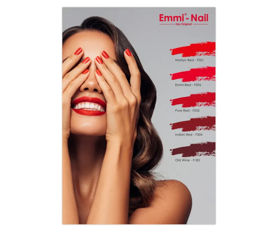 Emmi-Nail Red Classics plakat 297x420 mm studio