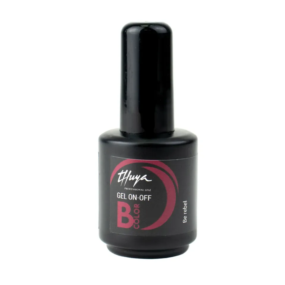 Evolution Gel On-Off B-Color Be Rebel gellak mørkerød