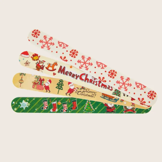 Emmi-Nail Feilen 4er-Set Weihnachten neglefile 180/180