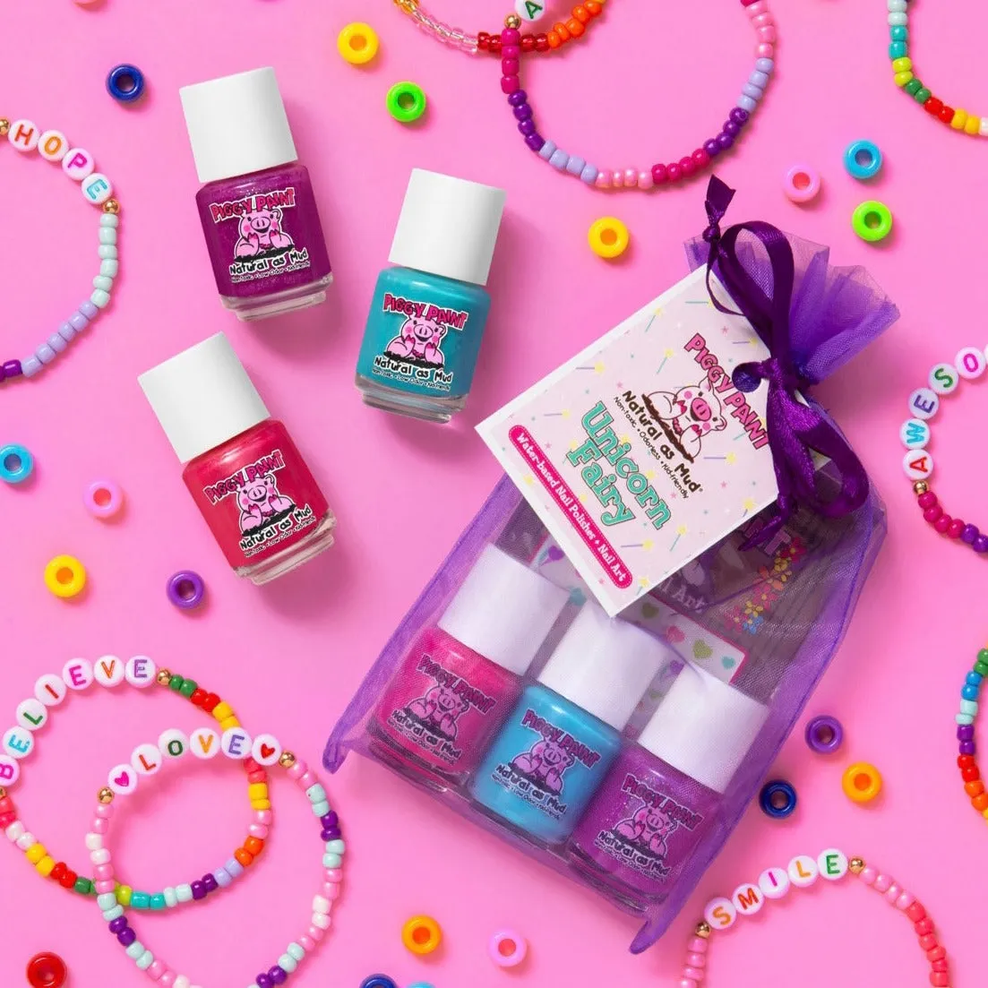 Piggy Paint Unicorn Magic neglelak sæt med taske