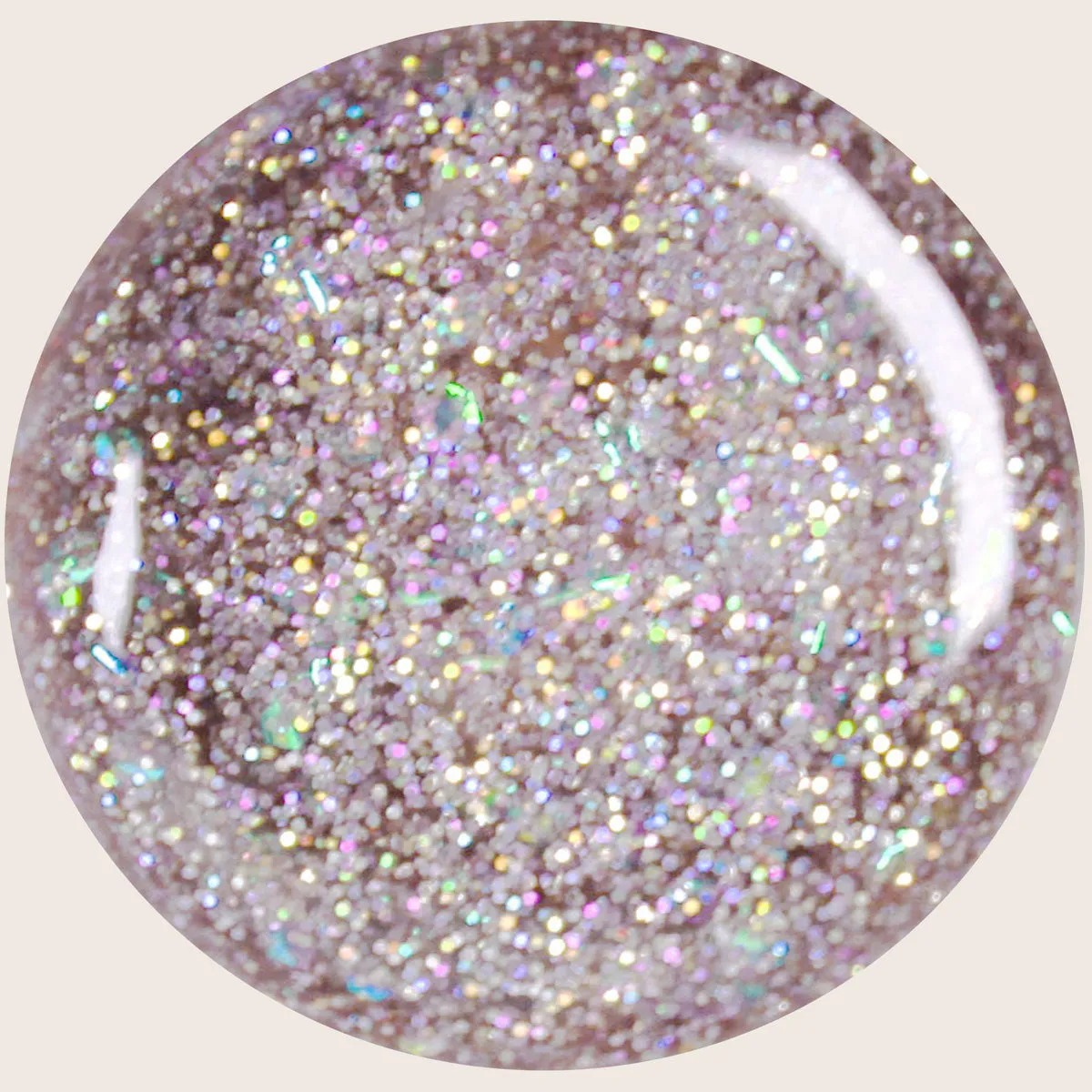 Emmi-Nail Farbgel Anna F389 glittergel lilla 5 ml