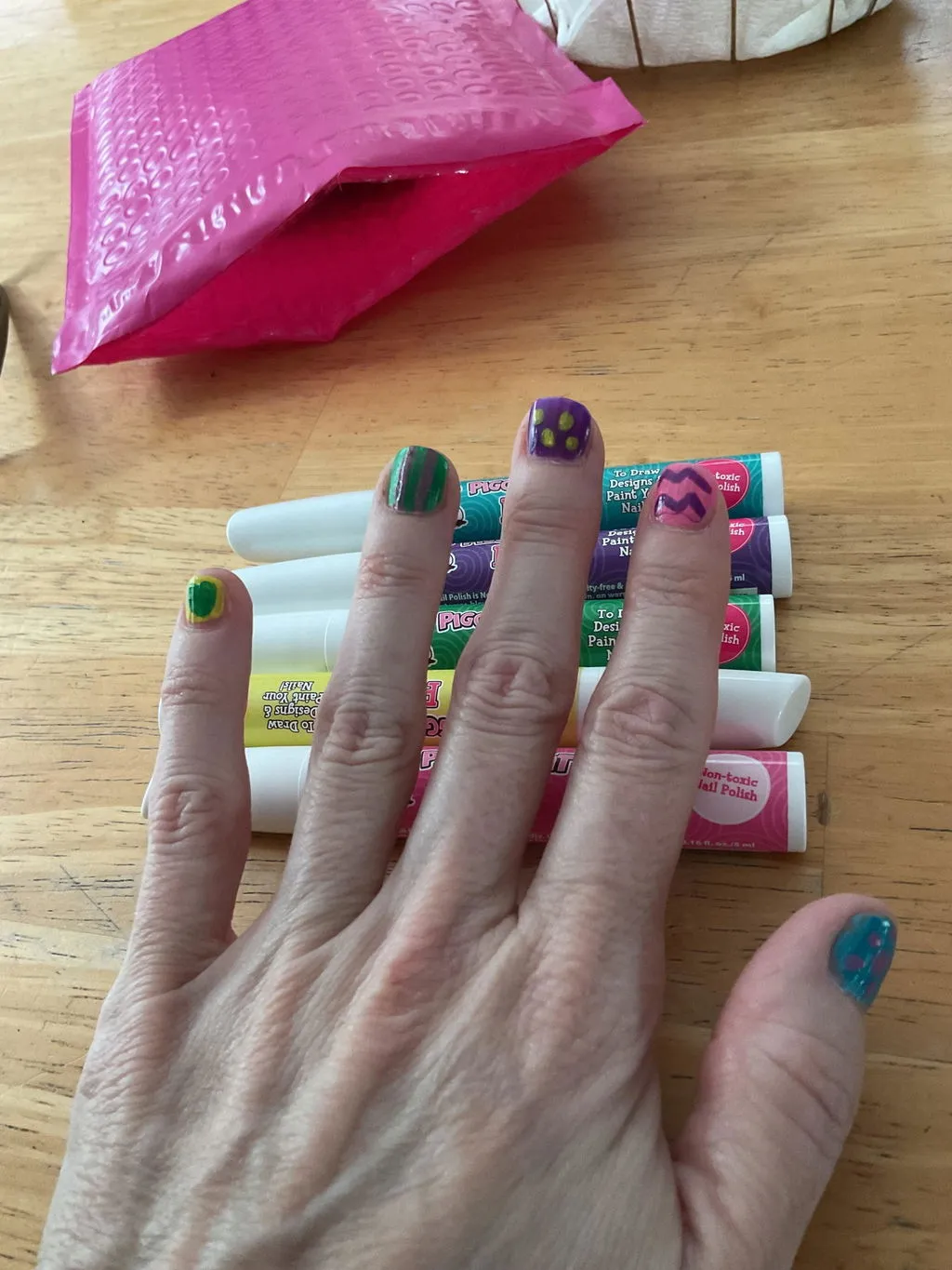 Piggy Paint Piggy Pens Razzle Dazzle neglelakpenne 5-pak