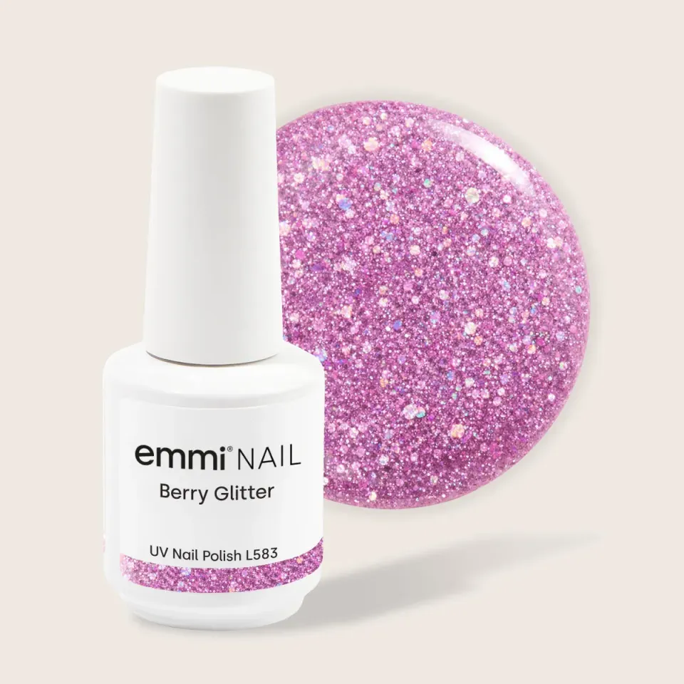 Emmi-Nail Shellac Berry Glitter L583 UV-lak 15ml glitter