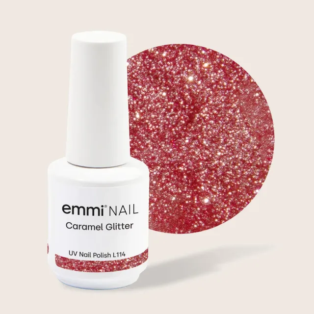 Emmi-Nail Shellac Caramel Glitter L114 UV-lak 15ml