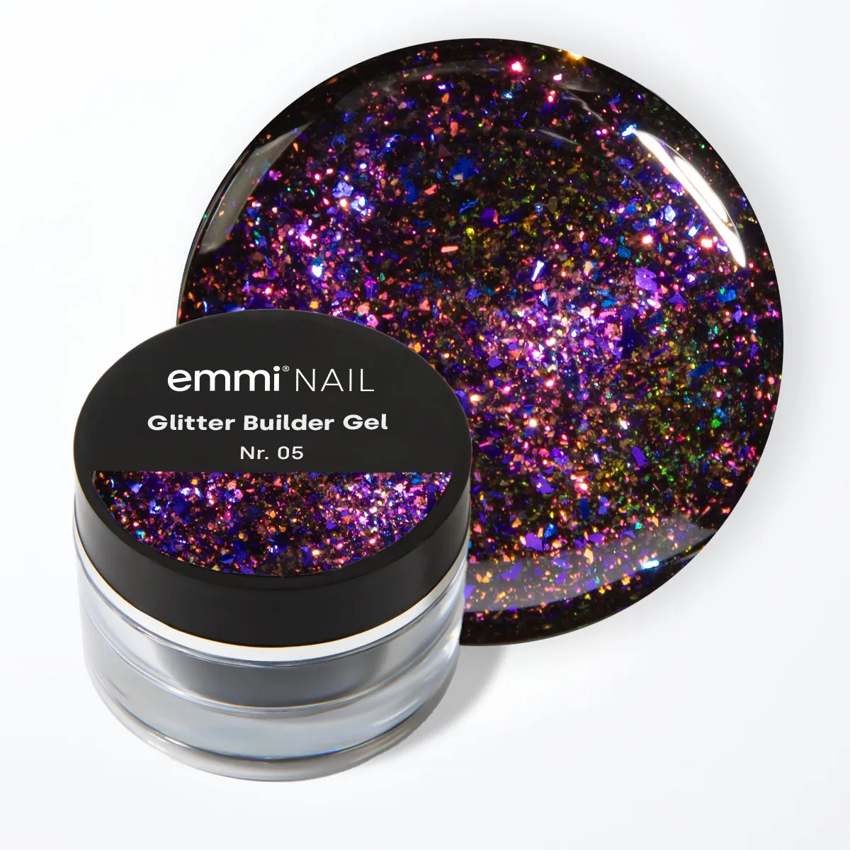 Emmi-Nail No File glitter builder gel 5 ml