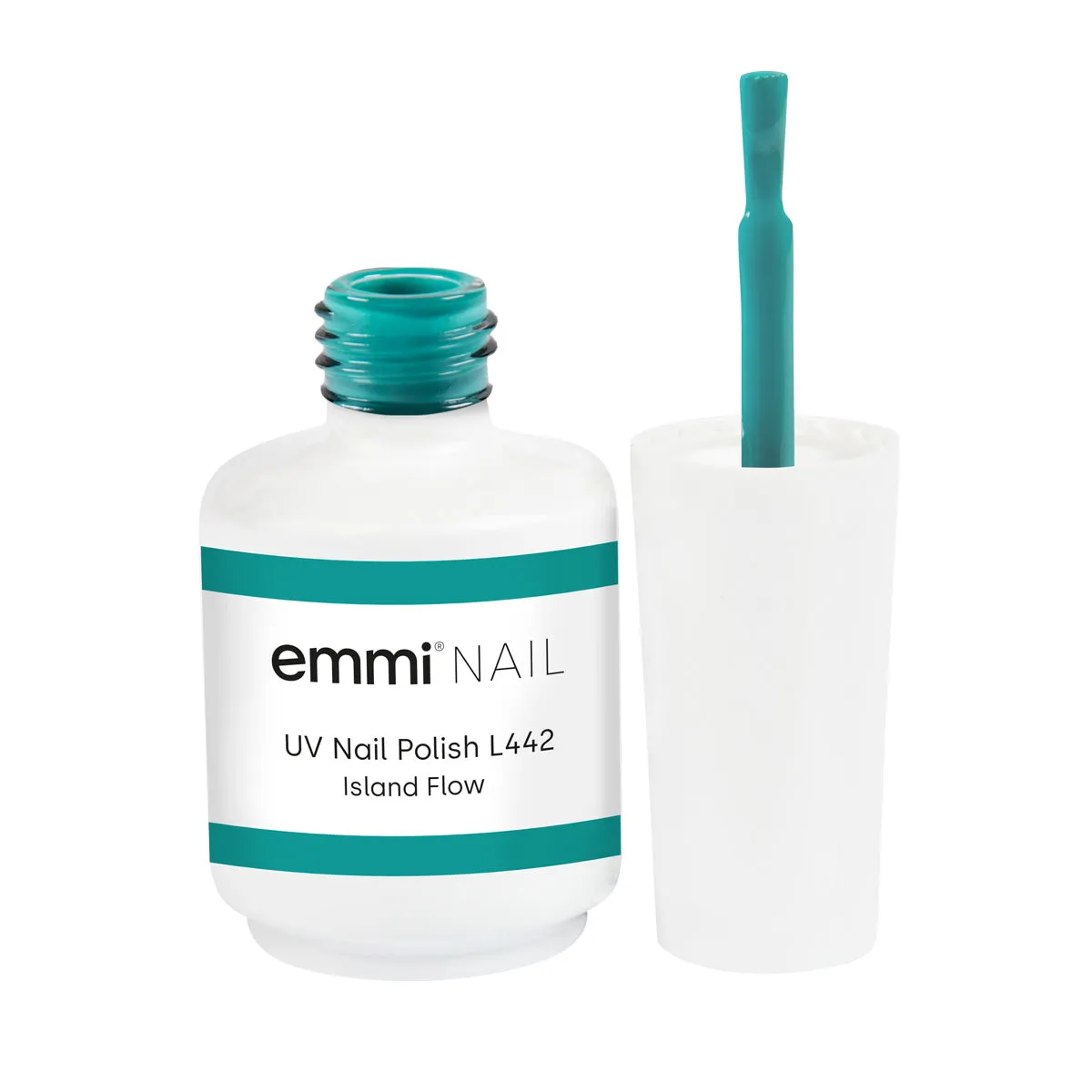 Emmi-Nail Shellac L442 UV-lak Island Flow 15 ml blågrøn