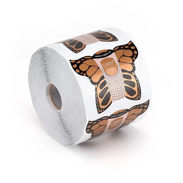 Cupio Nordic Konstruktion skabeloner Butterfly negleskabeloner