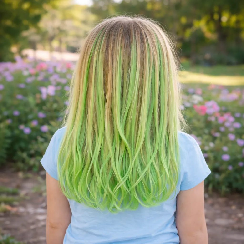 Piggy Paint Blue & Green Dream hårfarve 2-pak