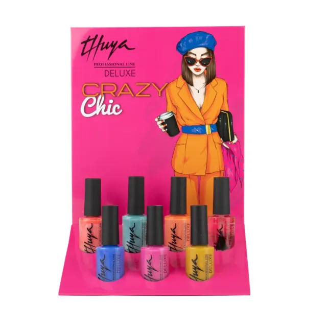 Evolution Gel Deluxe Crazy Chic Display stand sommer 6 stk